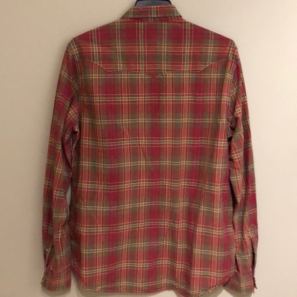 Men’s pearl snap western woven - Picture 4 of 5